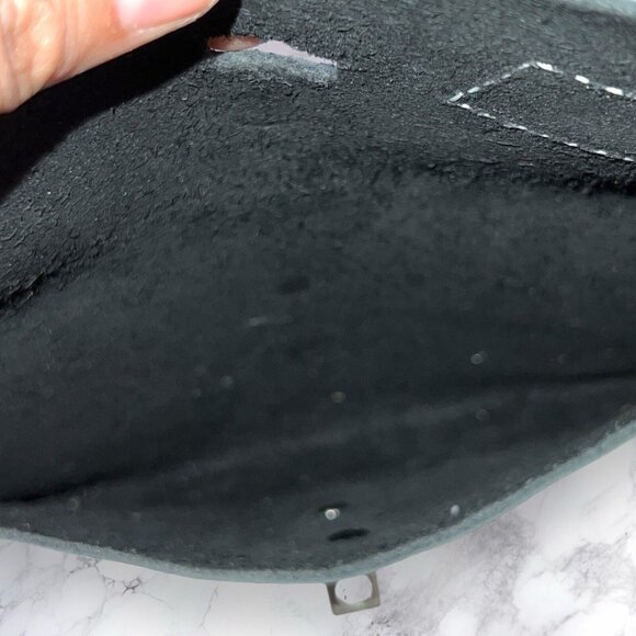 LORIANO TOLIANI Clutch Purse Leather Pouch With Dagger Closure - Picture 7 of 8